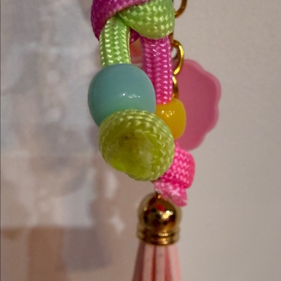 Handmade Colorful Keychain with Strawberry Charm - Picture 16 of 16